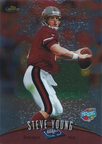 1998-99 Finest Pro Bowl Jumbos #2 Steve Young Front