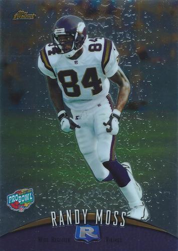 1998-99 Finest Pro Bowl Jumbos #7 Randy Moss Front