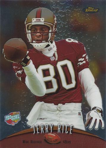1998-99 Finest Pro Bowl Jumbos #8 Jerry Rice Front