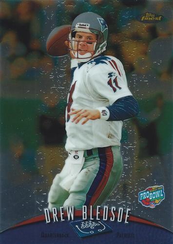 1998-99 Finest Pro Bowl Jumbos #11 Drew Bledsoe Front