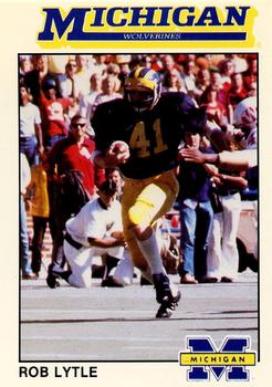 1989 Michigan Wolverines All-Time Team #19 Rob Lytle Front