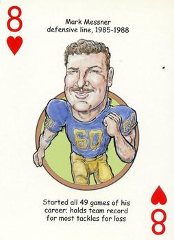 2006 Hero Decks Michigan Wolverines Football Heroes Playing Cards #8♥ Mark Messner Front