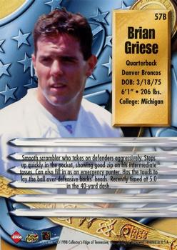 1998 Collector's Edge Supreme Season Review - Holofoil #57B Brian Griese Back