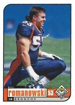 1998 UD Choice Denver Broncos #DB5 Bill Romanowski Front