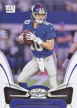 2018 Panini Certified - Mirror Silver #48 Eli Manning Front