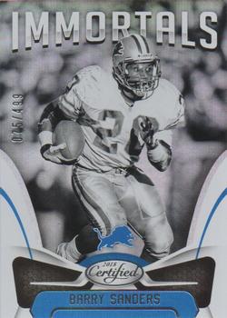 2018 Panini Certified - Mirror Silver #132 Barry Sanders Front