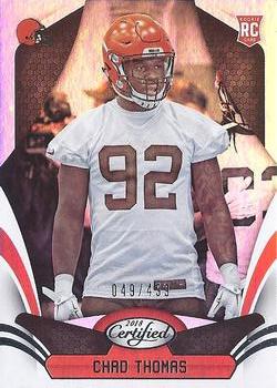 2018 Panini Certified - Mirror Silver #193 Chad Thomas Front