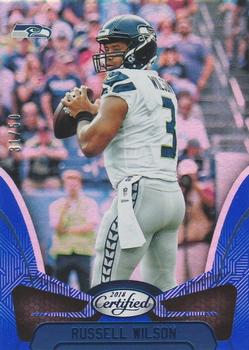 2018 Panini Certified - Mirror Blue #83 Russell Wilson Front