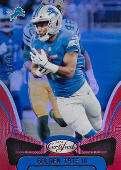 2018 Panini Certified - Mirror Red #56 Golden Tate III Front