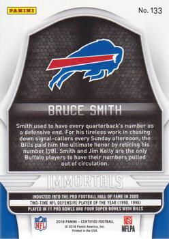 2018 Panini Certified - Mirror Red #133 Bruce Smith Back