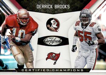 2018 Panini Certified - Certified Champions #5 Derrick Brooks Front