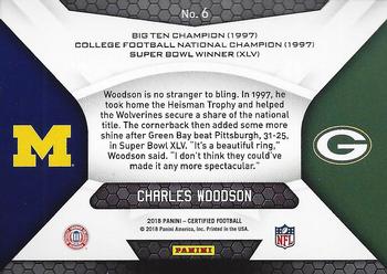 2018 Panini Certified - Certified Champions #6 Charles Woodson Back