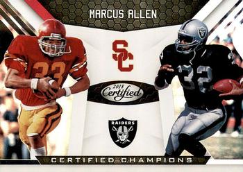 2018 Panini Certified - Certified Champions #7 Marcus Allen Front