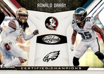 2018 Panini Certified - Certified Champions #14 Ronald Darby Front