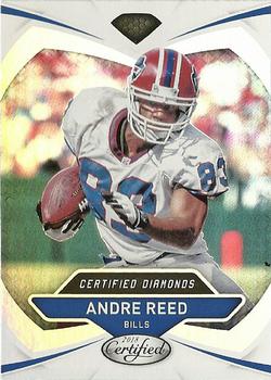2018 Panini Certified - Certified Diamonds #3 Andre Reed Front