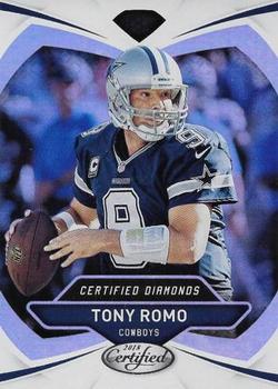 2018 Panini Certified - Certified Diamonds #27 Tony Romo Front