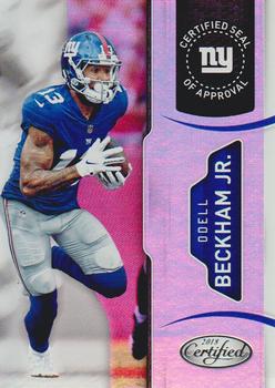 2018 Panini Certified - Certified Seal of Approval #10 Odell Beckham Jr. Front