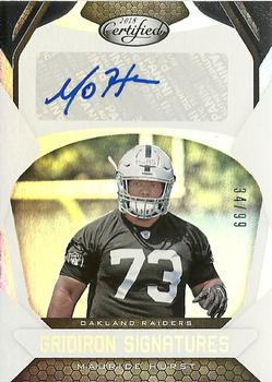 2018 Panini Certified - Gridiron Signatures #GS-MA Maurice Hurst Front