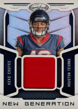 2018 Panini Certified - New Generation Jerseys Mirror #24 Keke Coutee Front