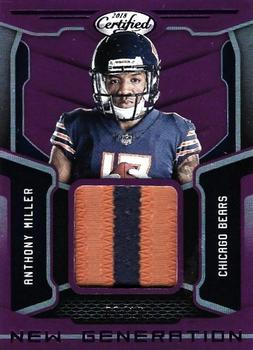 2018 Panini Certified - New Generation Jerseys Mirror Purple #11 Anthony Miller Front