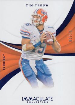 2018 Panini Immaculate Collection Collegiate - Blue #33 Tim Tebow Front