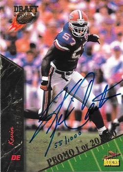 1995 Signature Rookies  - Autographed Special Offer Promos #4 Kevin Carter Front