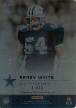 2018 Panini Elements - Gold Signatures #SS-70 Randy White Back