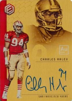 2018 Panini Elements - Gold Signatures #SS-83 Charles Haley Front