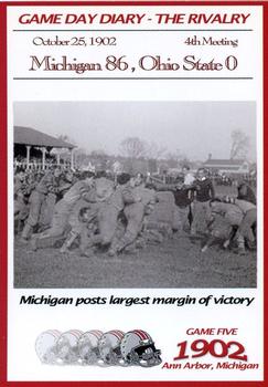2004-09 TK Legacy Ohio State Buckeyes - Game Day Diary - The Rivalry Ohio State #GR1902 4th Meeting Front