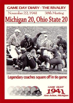 2004-09 TK Legacy Ohio State Buckeyes - Game Day Diary - The Rivalry Ohio State #GR1941 38th Meeting Front