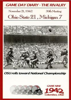 2004-09 TK Legacy Ohio State Buckeyes - Game Day Diary - The Rivalry Ohio State #GR1942 39th Meeting Front