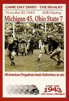2004-09 TK Legacy Ohio State Buckeyes - Game Day Diary - The Rivalry Ohio State #GR1943 40th Meeting Front