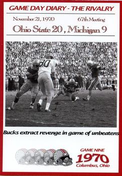 2004-09 TK Legacy Ohio State Buckeyes - Game Day Diary - The Rivalry Ohio State #GR1970 67th Meeting Front