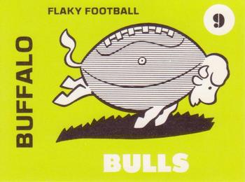 1975 Laughlin Flaky Football #9 Buffalo Bulls Front