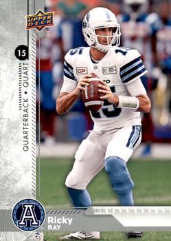 2018 Upper Deck CFL #1 Ricky Ray Front