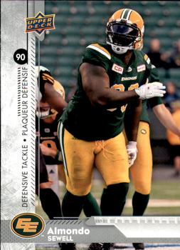 2018 Upper Deck CFL #79 Almondo Sewell Front