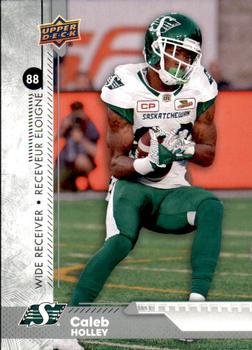 2018 Upper Deck CFL #99 Caleb Holley Front