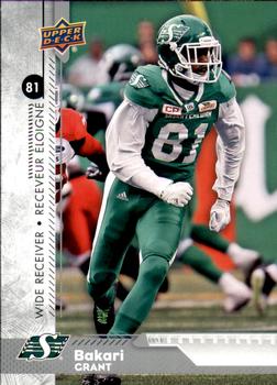 2018 Upper Deck CFL #134 Bakari Grant Front