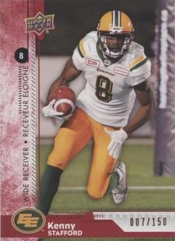 2018 Upper Deck CFL - Red #5 Kenny Stafford Front