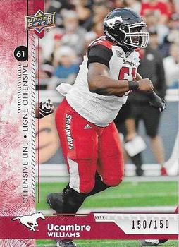 2018 Upper Deck CFL - Red #17 Ucambre Williams Front