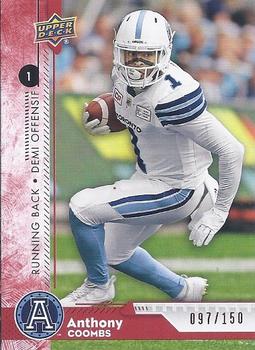 2018 Upper Deck CFL - Red #80 Anthony Coombs Front