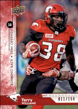 2018 Upper Deck CFL - Red #83 Terry Williams Front