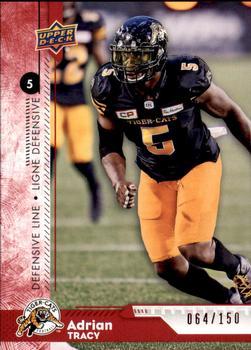 2018 Upper Deck CFL - Red #174 Adrian Tracy Front