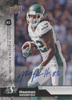 2018 Upper Deck CFL - Autographs #33 Naaman Roosevelt Front