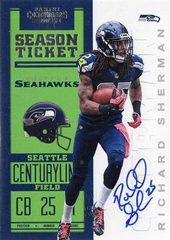 2013 Panini Contenders - 2012 Playoff Ticket #86 Richard Sherman Front