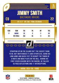 2018 Donruss - Jersey Number #21 Jimmy Smith Back