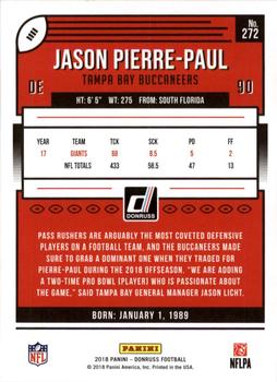 2018 Donruss - Jersey Number #272 Jason Pierre-Paul Back
