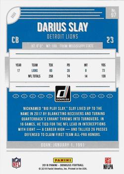 2018 Donruss - Press Proof Blue #97 Darius Slay Back