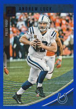 2018 Donruss - Press Proof Blue #121 Andrew Luck Front