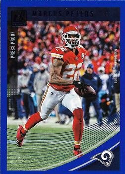 2018 Donruss - Press Proof Blue #144 Marcus Peters Front